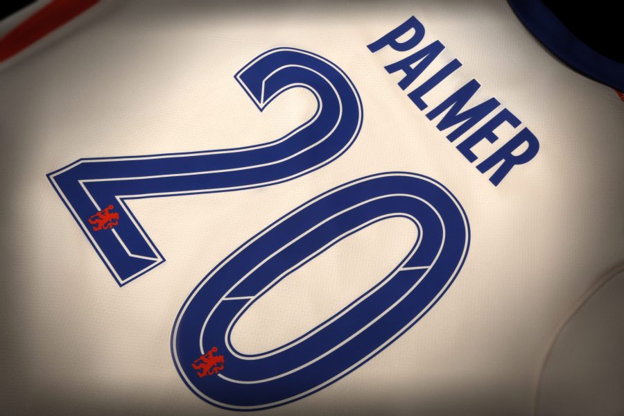 Image showing the official Chelsea club font manufactured by Elms